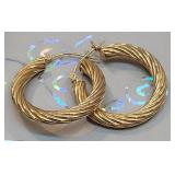 Pr 14k gold earrings