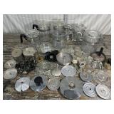 Box Pyrex Coffee pots and parts