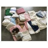 Assorted tablecloths *some damage