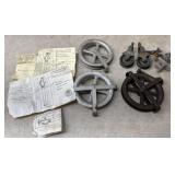 Pullys all metal some some signed