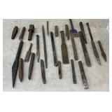 Punches, chisels, miscellaneous