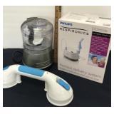 KitchenAid food processor, Phillips nebulizer,