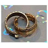 Pr 14k gold earrings