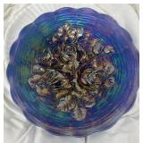 Northwood ï¿½Rose Showï¿½ plate and padded box *Tiny