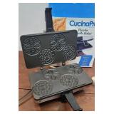 Pizzelle Baker - hardly used in box