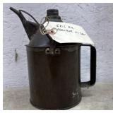 Erie RR kerosene oil can - Railroad
