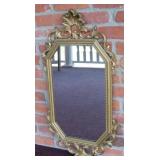 1963 SYROCO Hollywood Regency Gold Wall Mirror