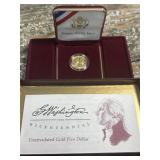 1999 Bin-centennial gold five dollar