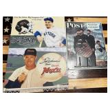 Three metal baseball signs, Ted Williams Lou