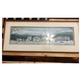 34 1/2x14 1/2 Norman Rockwell framed matted