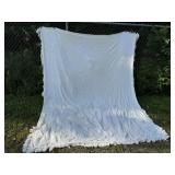 Vintage chenille  bedspread Approx. 84x112 *some