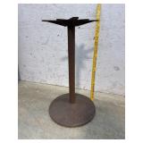 Iron table base