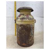 Milk can with drop handles