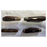 4 Case Pocket Knives