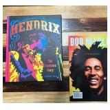 Hendrix The illustrated story and Bob Marley his