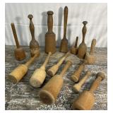 Box wooden mashers