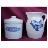 Pfaltzgraff Yorktowne 64 Oz. Pitcher & Cookie Jar
