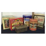 Tins- Snickers, Hungry Jack, Barnumï¿½s Animals,