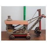 Keystone pressed steel ride on steam shovel