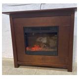 Electric fireplace  46x13x40 - works!!!