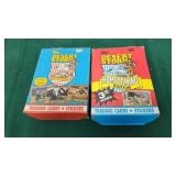 Two boxes of Desert Storm trading cards