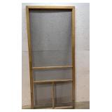 Wooden screen door 81x36