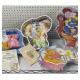 Cake Pans, Pink Panther, Smurf, Barbie, and Witch
