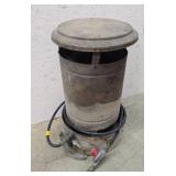 Propane trash can heater