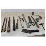 Files,knife,tin snips etc