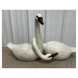 Pair geese decor ceramic? *small damage