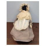 Vintage handmade applehead Folksy doll