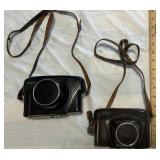 2 Vintage Cameras Argus Taron