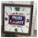 Bud Light beer clock/light up