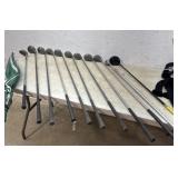 Callaway golf clubs with bag