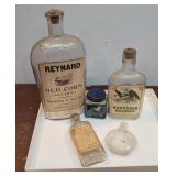 Box bottles - morphine, Bergen beach, whiskey,