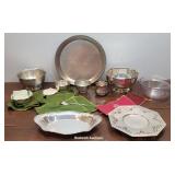 Pewter and silverplate