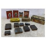 Advertising tins and printer blocks