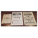 2 magazines & letter - 1905 American Field, 1889