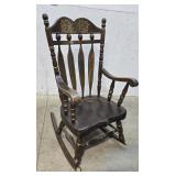 Heavy stenciled rocker