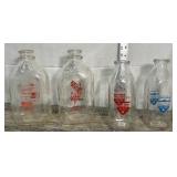 4 milk bottles - Jolly Farmer Penn Yan, Waveney
