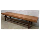 Jens Risom MCM bench - 72x18x18 - NOT SIGNED