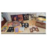 Box records - musty - been damp