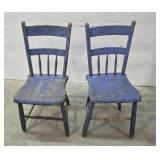 2 Painted Chairs