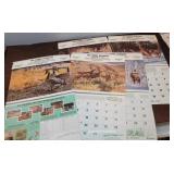 5 Fultonville Remington calendars 1988-92