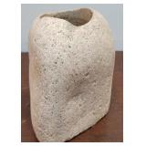 Very heavy granite? stone vase