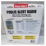 First Alert Public Alert Radios. One New in Box