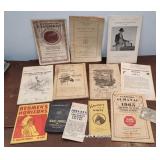 Misc ephemera - fish ponds on farms, taxidermy,