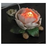 Figural floral china light
