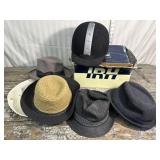 5 Hats And 1 Horse Riding Helmet *for Decoration