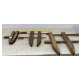 3 Wood Clamps
